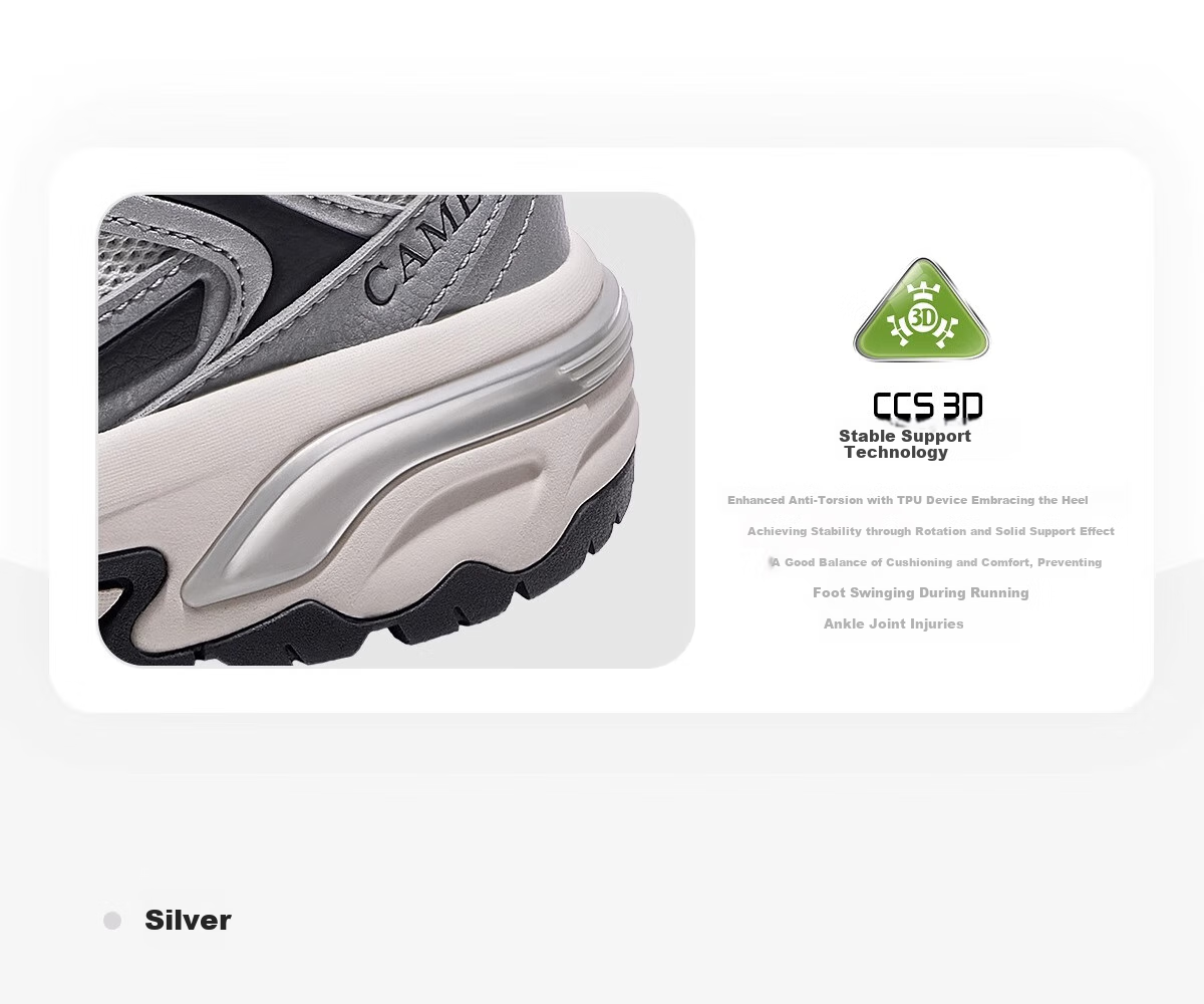 CAMEL Outdoor Casual Shoes, Unisex Hiking Shoes, Sports Footwear, Fashionable Non-Slip Breathable Mountaineering Shoes F15B097051 11