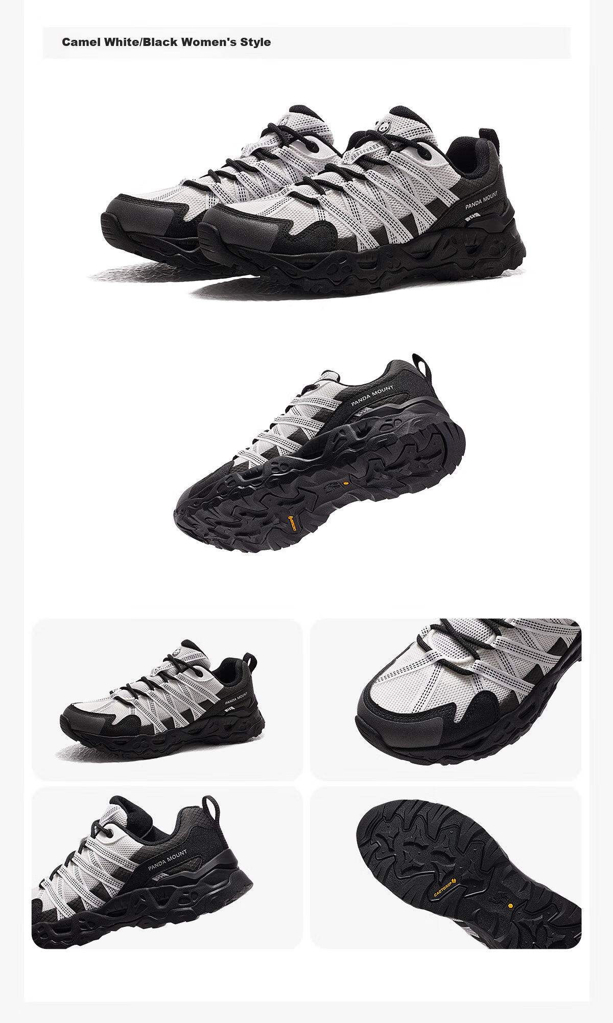 Xiongmao Luotuo Series Women's Hiking Shoes, Spring And Summer, Non-Slip, Wear-Resistant, Lightweight Sports Climbing Shoes, 612X Women's Size 36 12