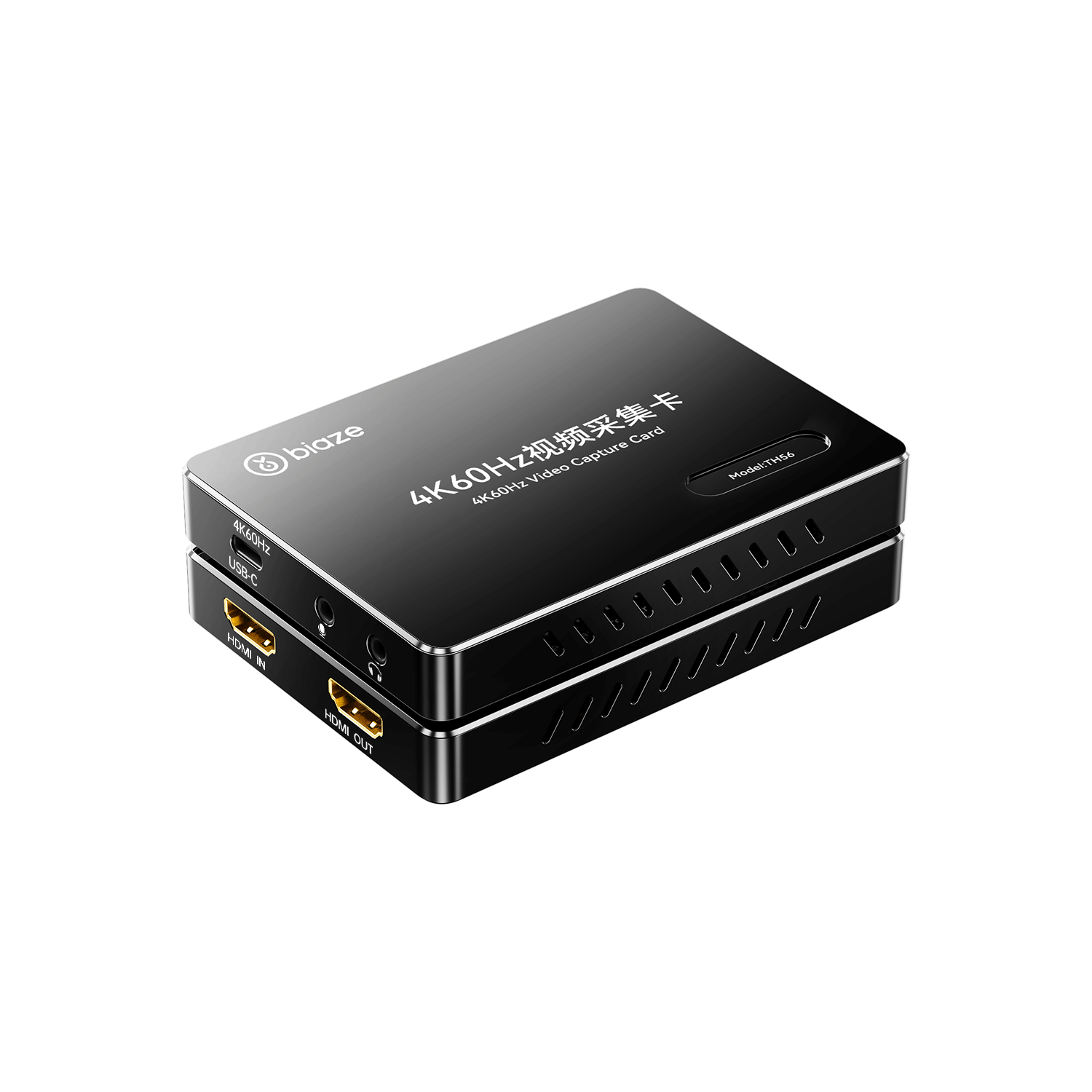 BIAZE HDMI Video Capture Card 4K High Refresh Loop Out USB 3.2 Capture Device for Apple iPhone iPad PS5 Laptop Switch Gaming Conference Live Streaming Recording