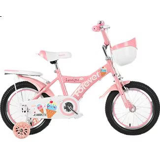 Детский велосипед FOREVER Princess Pink, розовый, 18 дюймов, для детей 6-10 лет, рост 115-145 см