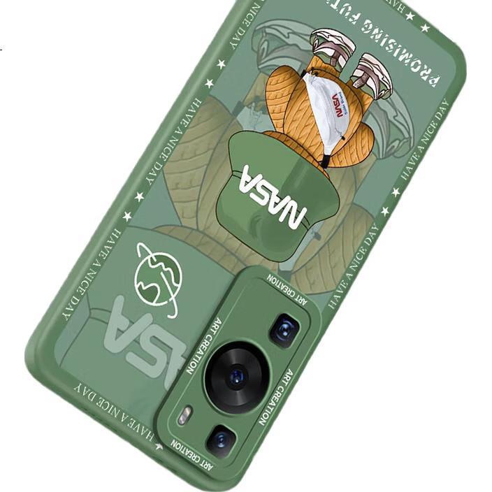 Чехол NEYAA для Huawei P60/P60 Pro, защита объектива, противоударный силикон, тонкий, с рисунком, черный