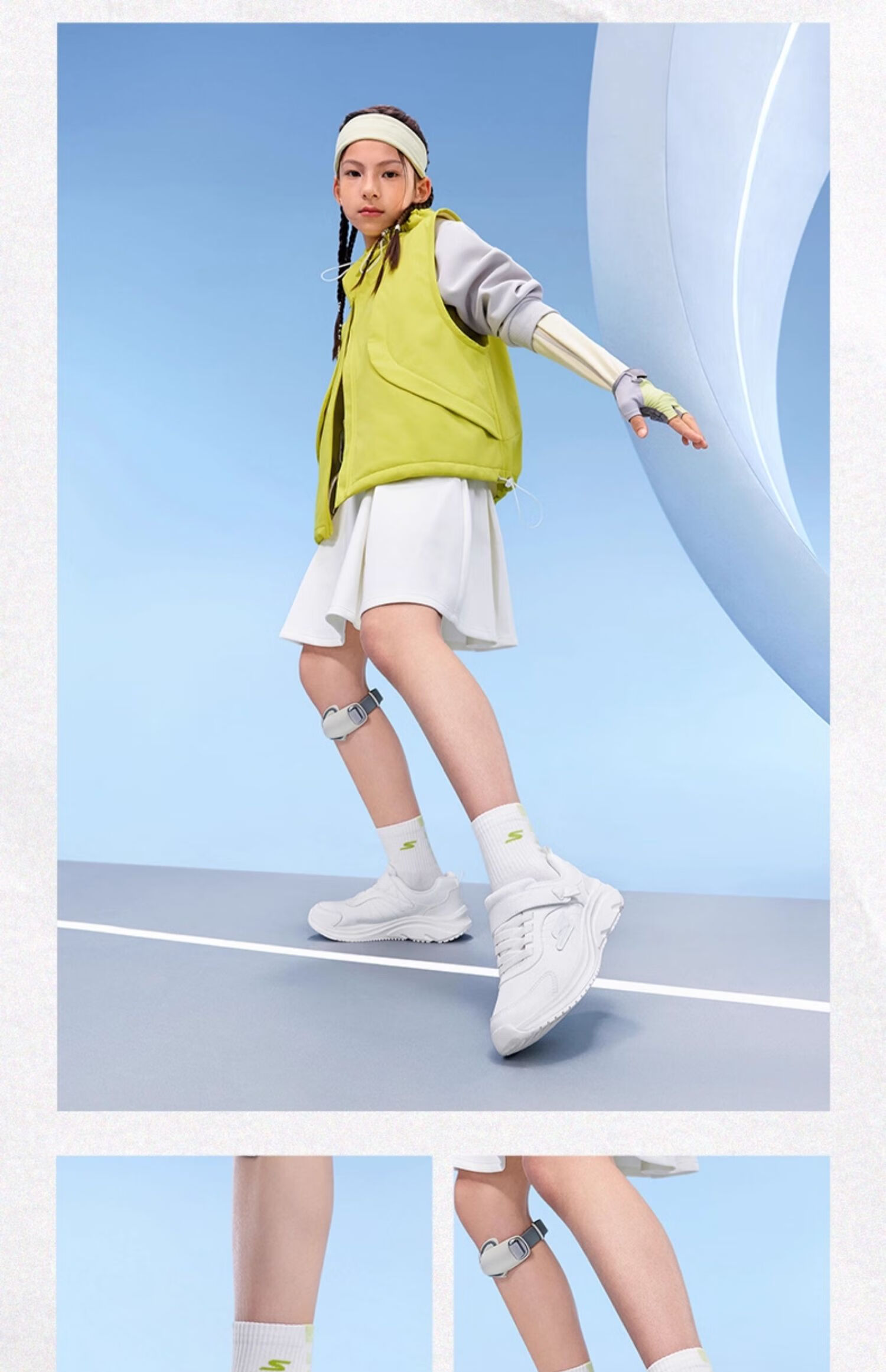 Skechers New Classic Children's Sneakers for Girls, Comfortable Versatile Casual Shoes 405681L 17