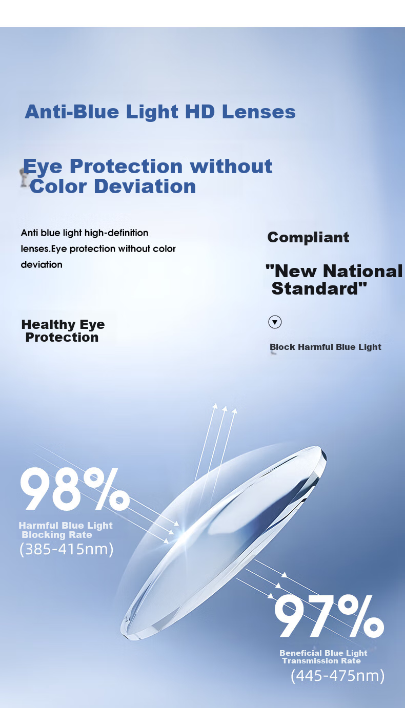 CAPONI Color-Changing Anti-Blue Light Glasses for Men, Ultra-Light Pure Titanium Frameless Flat Lens Glasses without Prescription, Anti-Radiation Phone And Computer Eye Protection Glasses 10