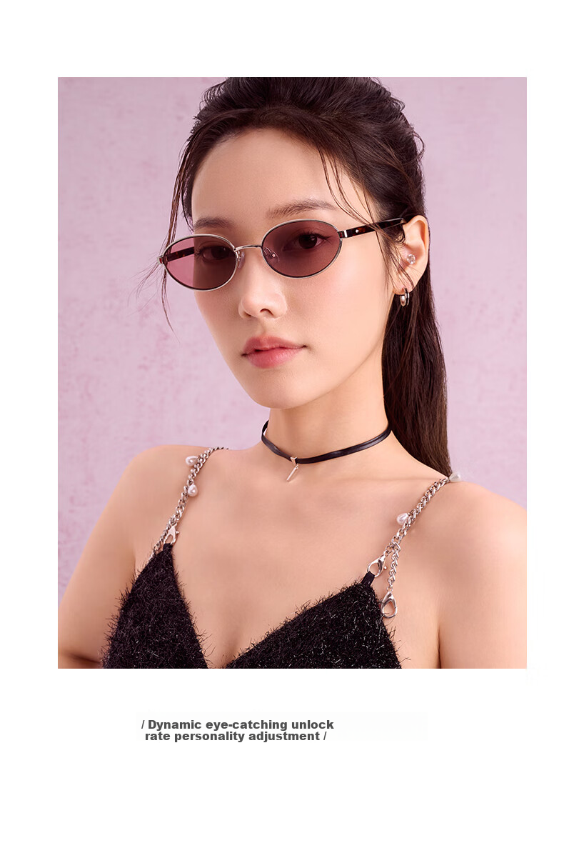 QINA Retro Hong Kong Style Sunglasses for Women, Elegant Sunglasses QN7031A60 6