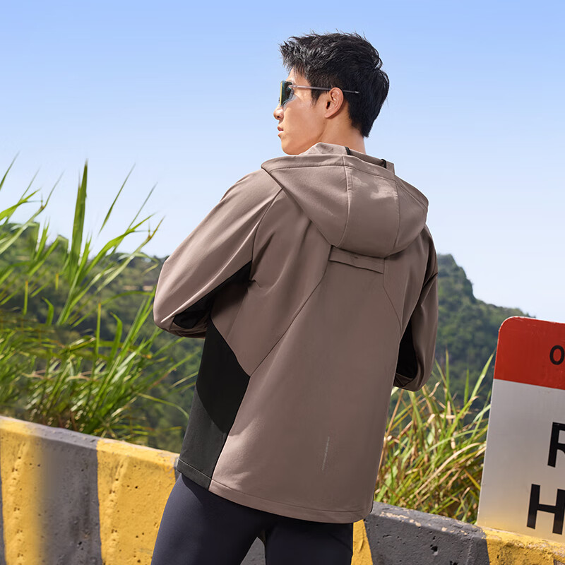 361° Men's Autumn Rainproof Water-Repellent Sports Casual Outdoor Running Jacket Windbreaker 652532605-2