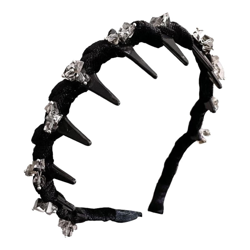 Dongyi Premium Headband for Women High-Top Hairband Student Face-Washing Hair Clip with Teeth Goddess Festival Gift