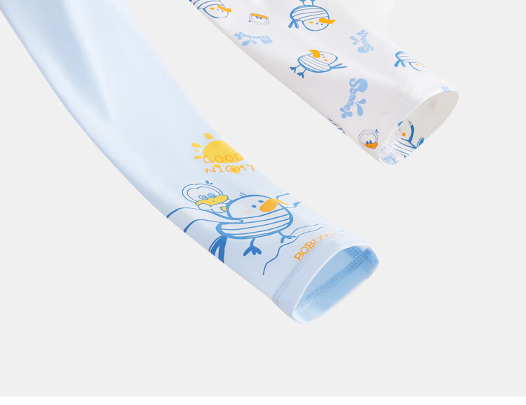 Babu Bean Kids Sun Protection Arm Sleeves Unisex Summer Ice Silk Cooling Sleeves Outdoor Baby UV Protection 2