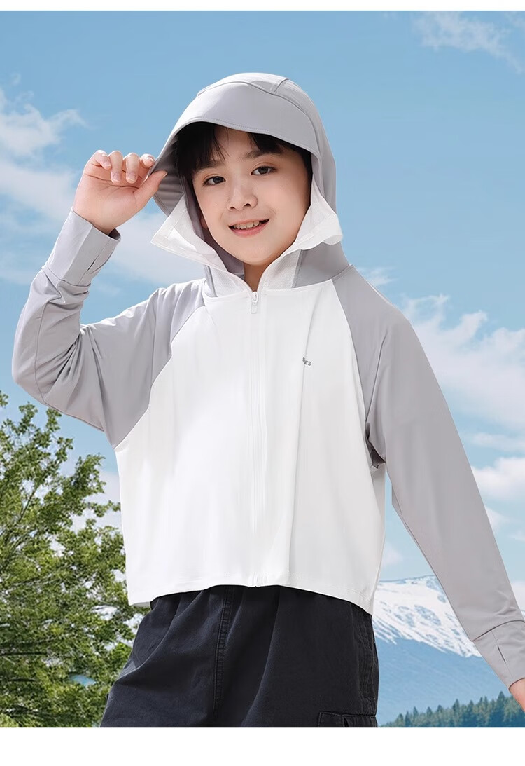 LangSha Kids Sun Protection Jacket Boys Girls Summer UV Protection Breathable 2025 New Baby Ice Silk Breathable Sunproof Clothing 24