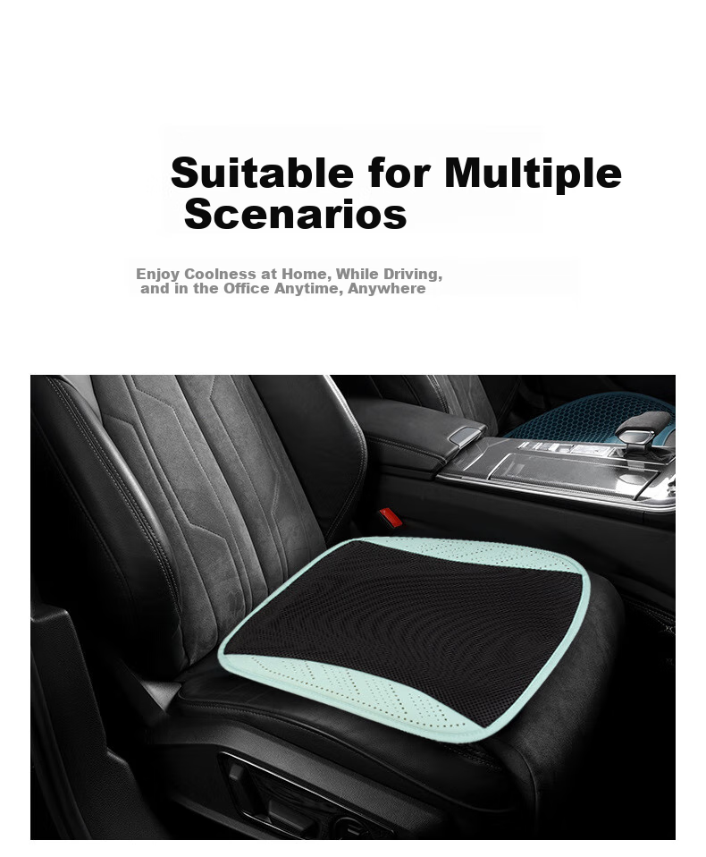 Dijialun USB Summer Car Ventilation Seat Cushion, Cooling Pad, Office Summer Truck Fan-Cooled Seat Cushio 9