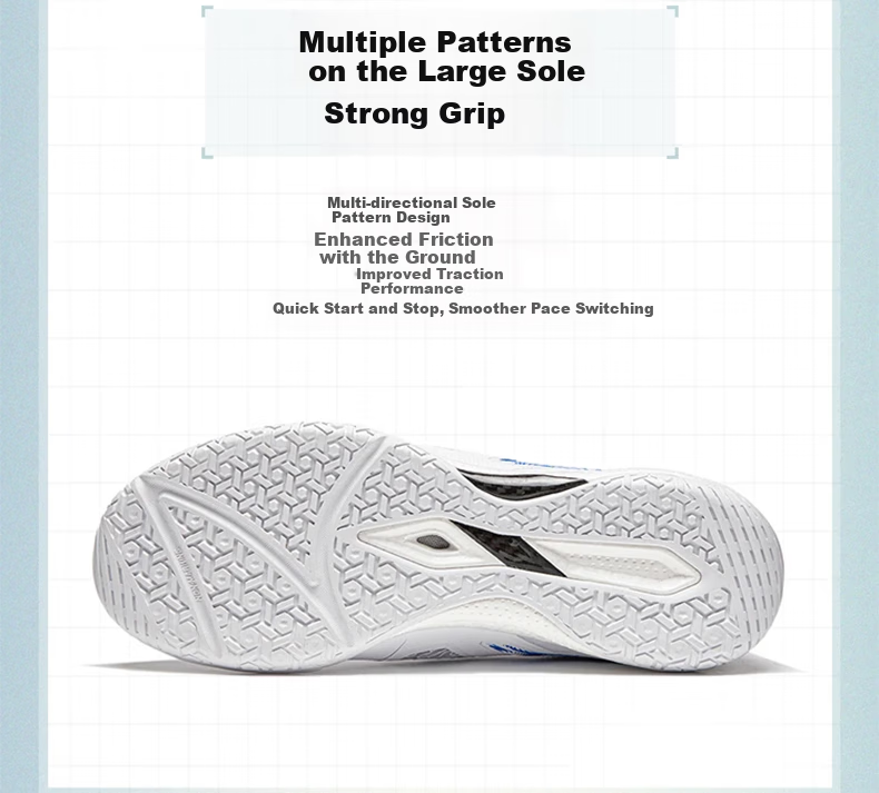 LI-NING Qilin 3.0 Unisex Table Tennis and Badminton Shoes Non-Slip Shock Absorption Training Sports Shoes Size 40 3
