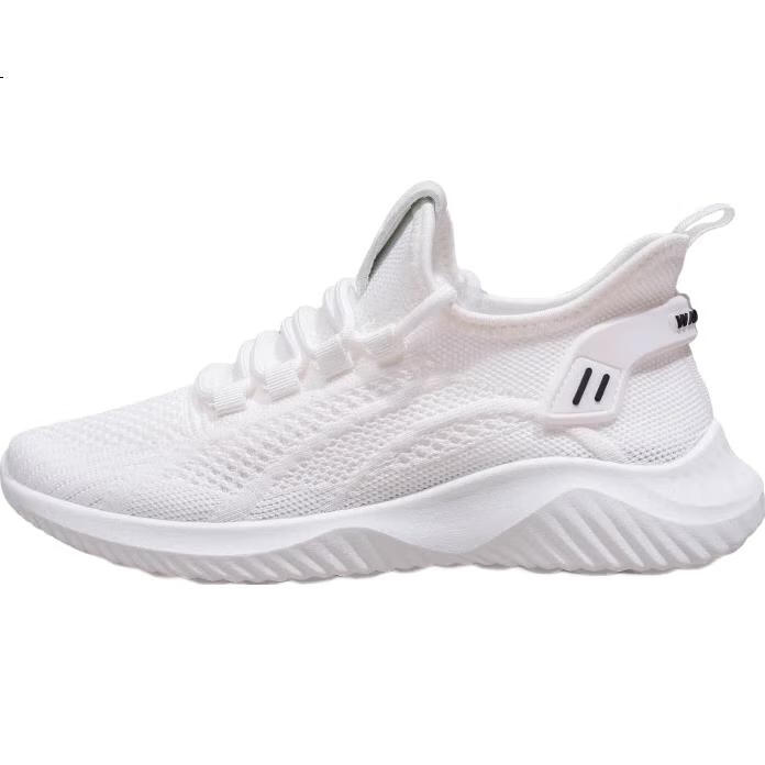 Женские кроссовки Huili Mesh Shoes, летние дышащие, удобные, на мягкой подошве, модные повседневные туфли, белые, размер 38