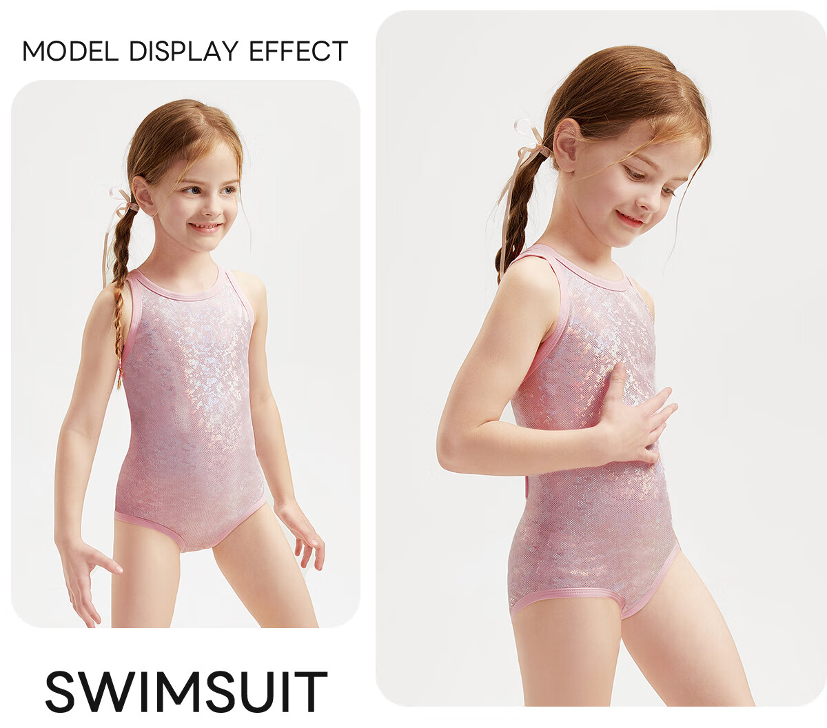 PULASSI Children's Swimsuit, 2026 New Professional Training One-Piece Swimwear for Older Girls 7