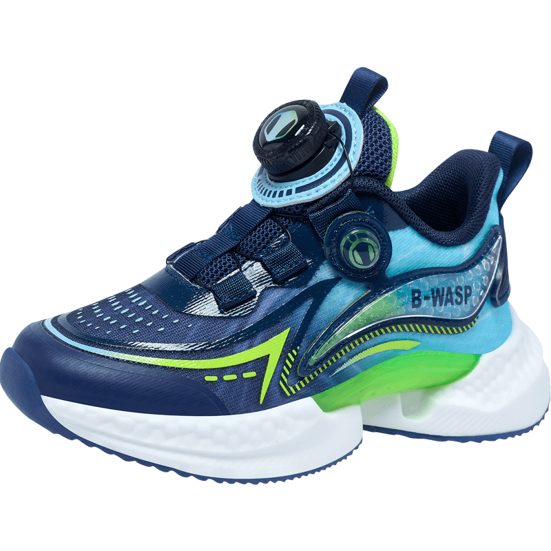 BIG WASP Children's Sneakers, Kids' Sports Shoes, 2026 Autumn Mesh Youth Comfortable Casual Shoes, Non-Slip Breathable Boys' Running Shoes