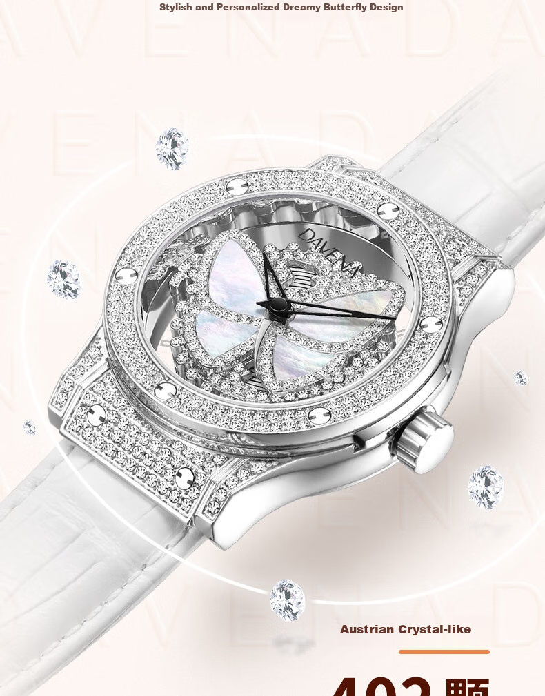 Davena Dream Butterfly Watch: Good Luck Arrives - A Luxurious And Niche Wristwatch, Birthday Gift for Girlfriend 3