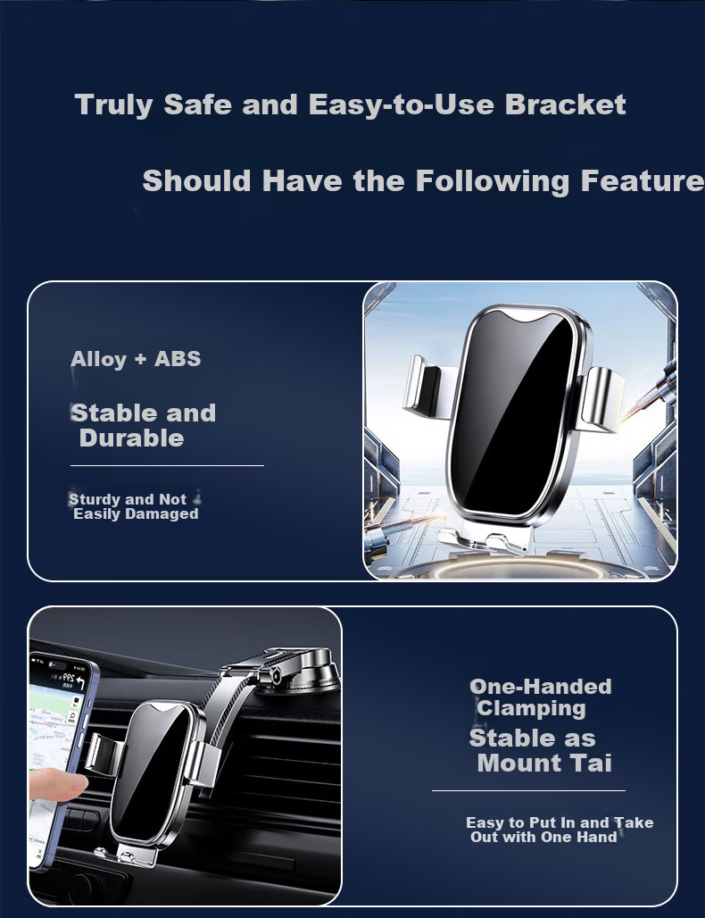 Jueshi Car Phone Holder, Specially Designed for Navigation, Suction Cup Mount, Dashboard And Truck Interior, New Model 2026 6