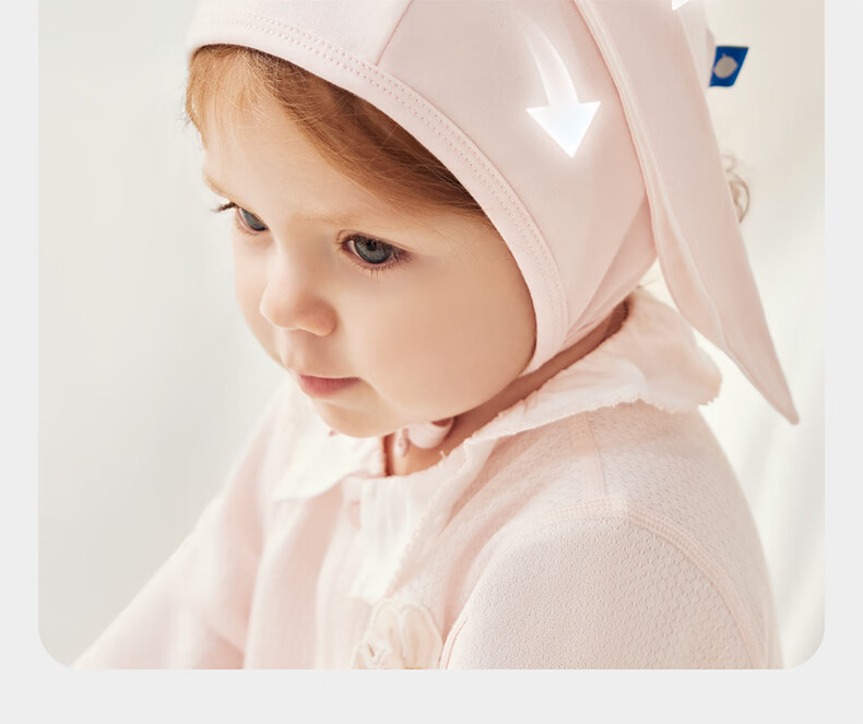 Babycare Camellia Newborn Infant Soft Cap Sea Salt Blue S 1