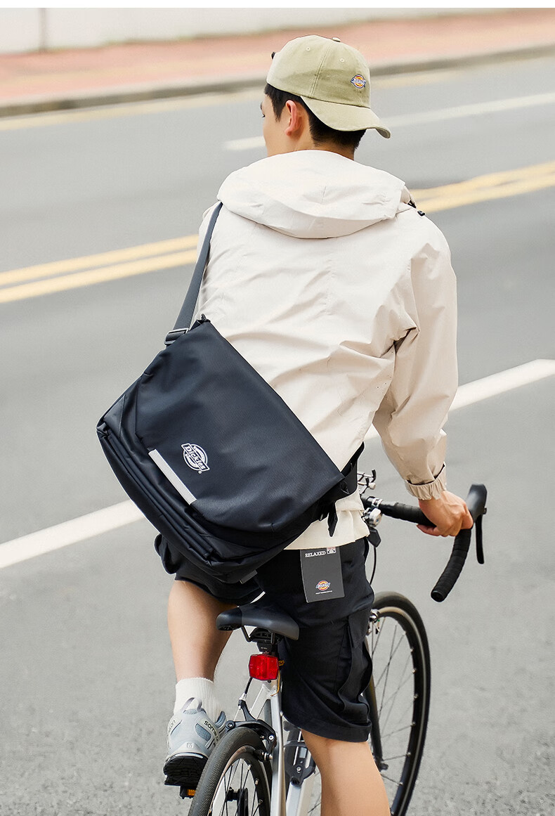 Dickies Shoulder Bag for Men And Women, Lightweight Messenger Bag, Casual Multifunctional Crossbody Bag, DK Cycling Satchel with Large Capacity 9