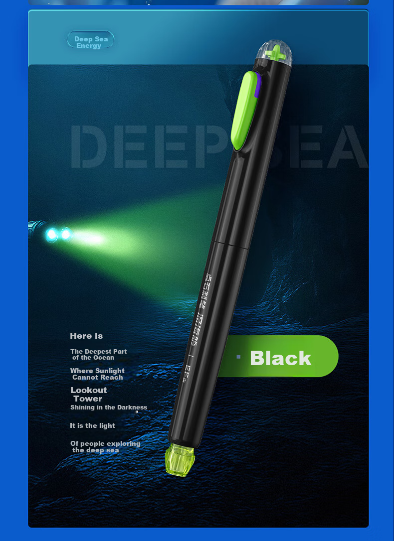 Dianshi Deep Sea Capsule Submarine Fountain Pen EF Fine Nib for Primary School Students' Handwriting Practice, Third Grade Back-To Season, Black Barrel, No Spill Ink, 4 Ink Cartridges, Erasable Blue Ink, Specialized for Calligraphy Practice, Teacher's Day Gift 11