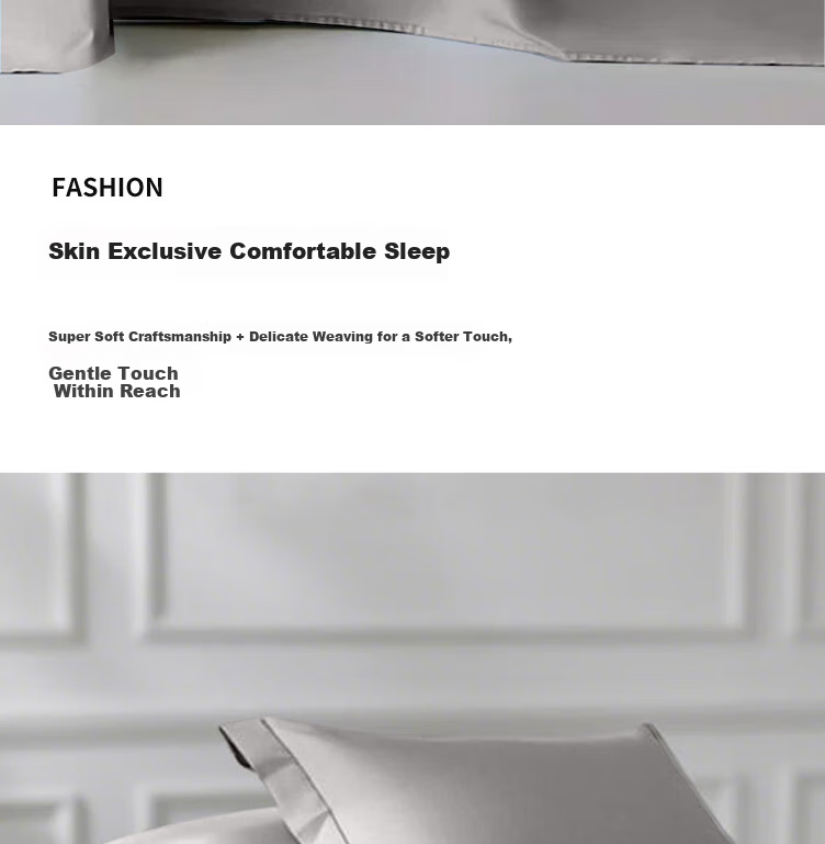 ZiiU Single Bed Sheet, 100% Xinjiang Pure Cotton Bed Cover, 245x270cm, Light Gray, Suitable for 1.8x2 Meter Bed 11