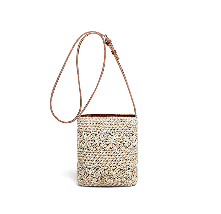 Love Sea Women's Handwoven Phone Bag Beach Luxury Brand Birthday Women's Day Gift 9