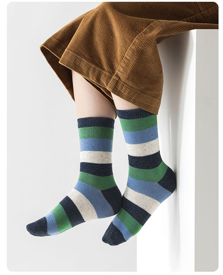 Yuzhaolin 5 Pairs Kids Socks Spring Summer Cotton Mid-Calf Youth Boys Odor-Resistant Elementary School Boys Girls Sports Cotton Socks 6