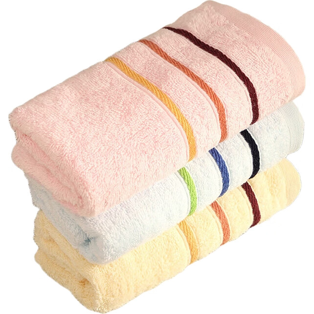 Набор антибактериальных полотенец Grace из 100% хлопка Xinjiang Cotton, 3 шт., высокоабсорбирующие, комфортные лицевые полотенца