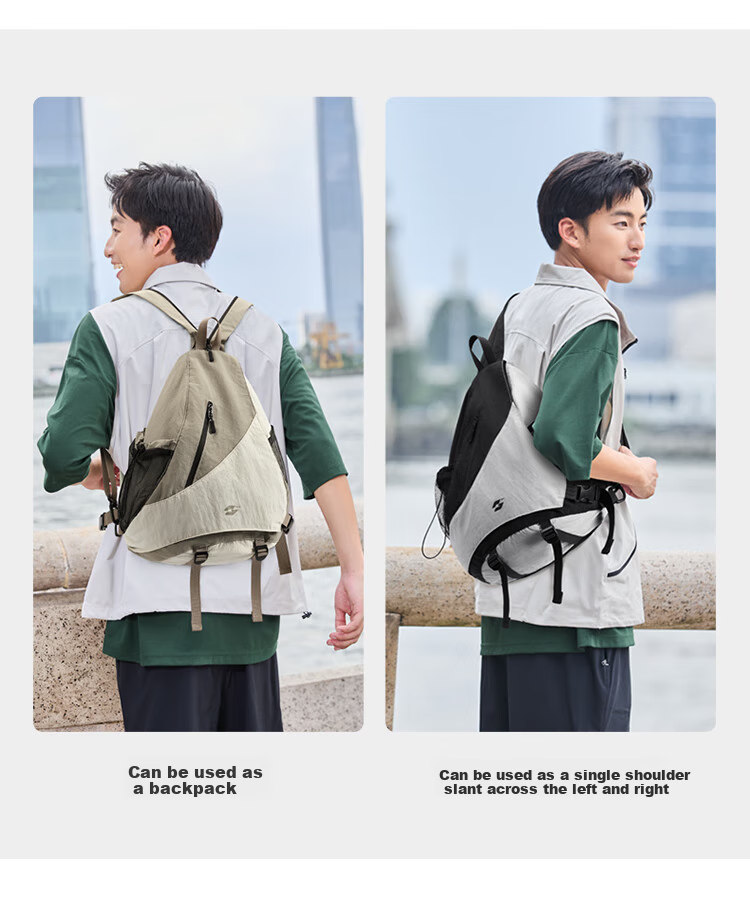 GOLF Chest Bag, Crossbody Bag for Men And Women, Shoulder Bag, IPad Bag, Water-Resistant Cycling Sports Bow Bag, Travel Backpack 9