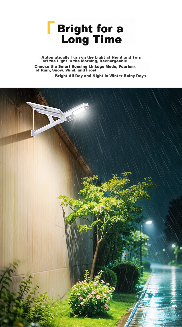 Intelamp Solar Light, Outdoor Yard Street Lamp, Home Garden Light, Floodlight, New Rural Lighting, Automatic Light Switches on at Night 3