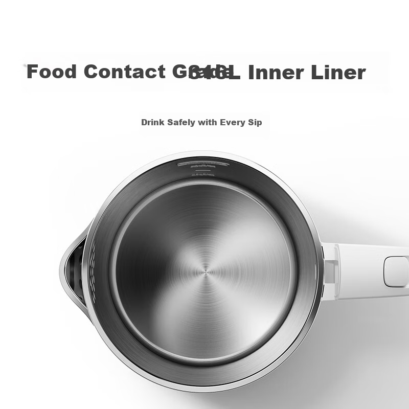 Mijia Xiaomi Electric Kettle, 316L Stainless Steel Inner Tank for Mother And Baby Use, Household Water Boiler, 1.7L Capacity, 1800W Rapid Heating