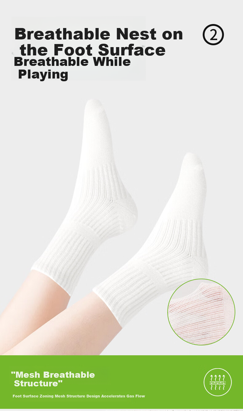 Barbie Children's Socks, Student White Socks, School Boys' Spring And Autumn Cotton Socks, Girls' Thin White Sports Socks, Short Socks 3