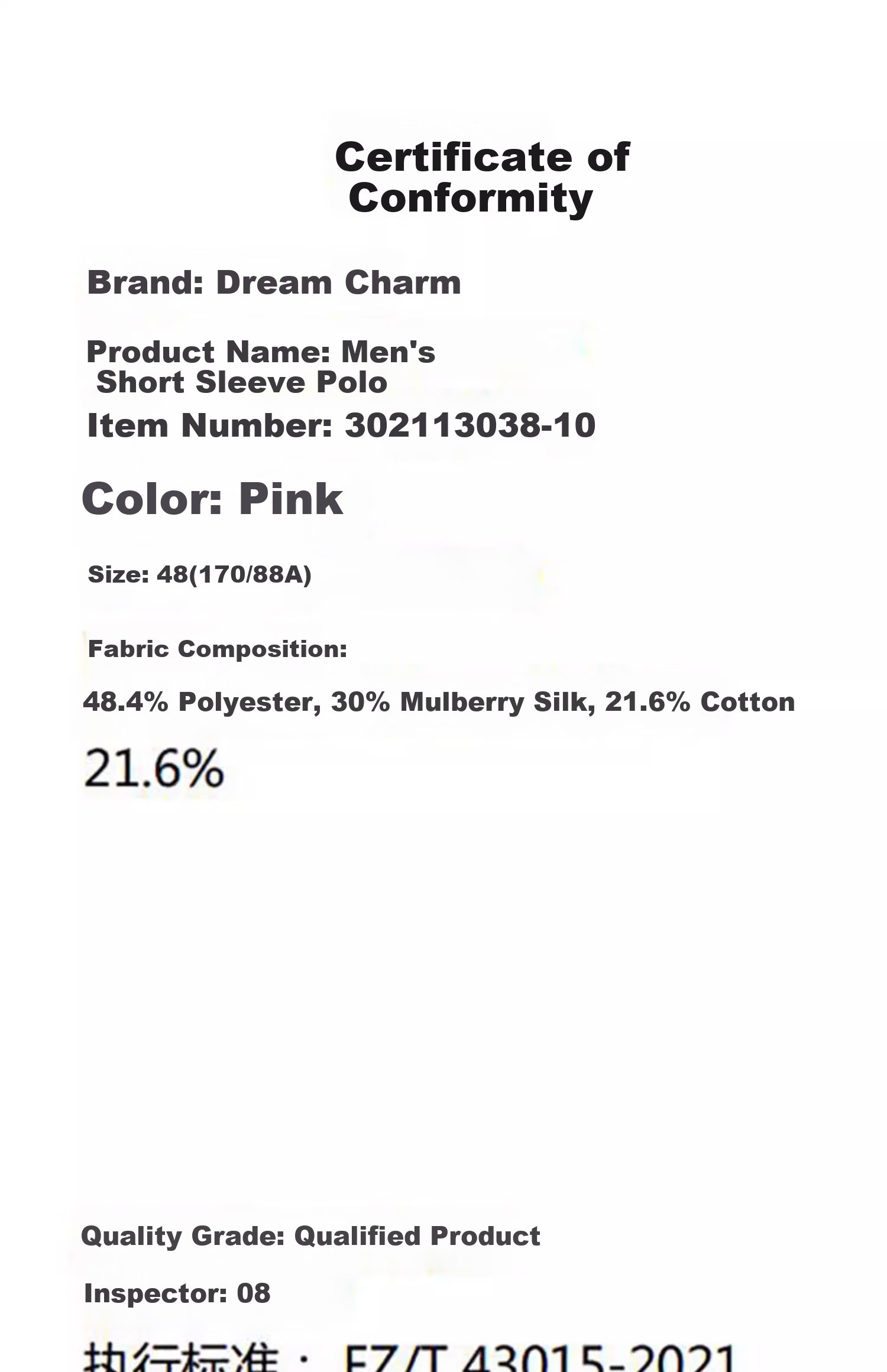 MONTAGUT Premium Mid-Autumn Festival Gift Box Short-Sleeve Polo Shirt for Men, Mulberry Silk Business T-Shirt, Turn-Down Collar, Embroidered, Breathable, Pink, XL 6