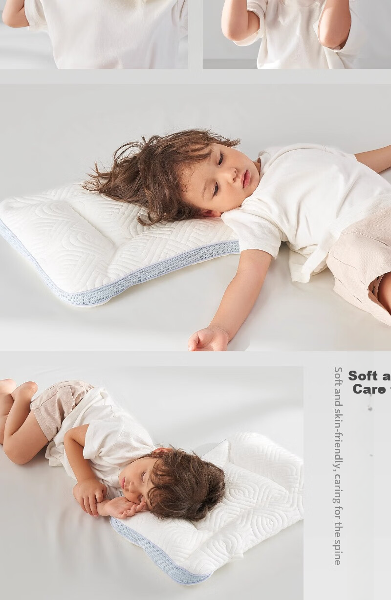 Scoornest Children's Pillow for Ages 1-3 And Above, Baby Pillow for Kindergarten And Elementary School Students, Suitable for Summer And All Seasons 26