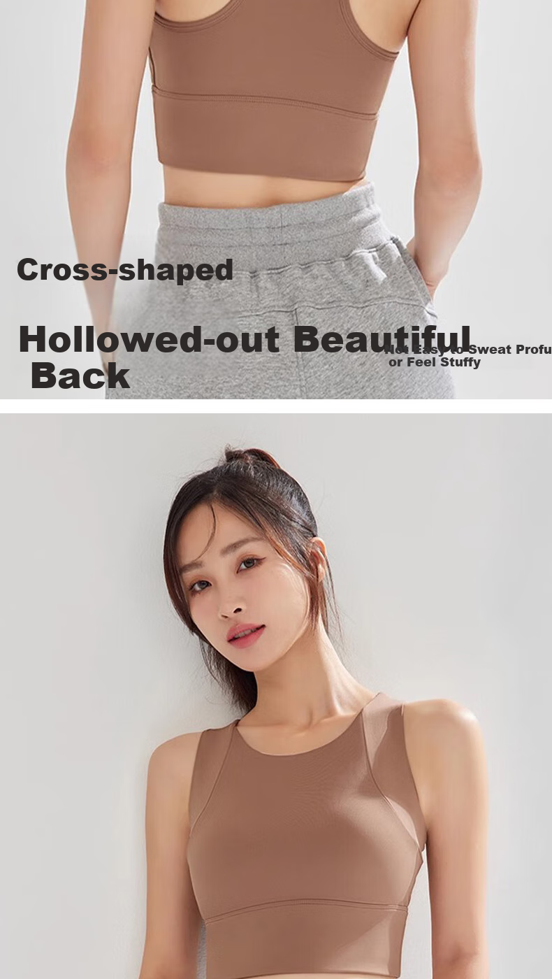 Ziyouxi High-Impact Sports Bra for Women, One-Piece Anti-Shock And Anti-Sagging Yoga Vest, Fitness Training Bra, Suitable for Outer Wear Or Inner Layering 5