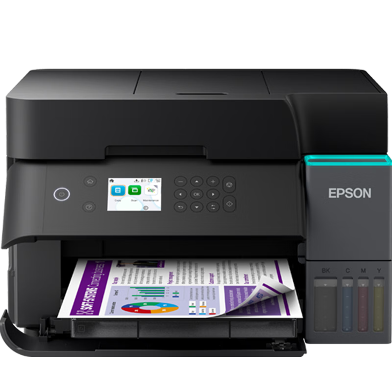 EPSON Black Color High-Volume Printing Solution 20,000 Prints Color Inkjet Duplex All-in-One Printer Compatible with Epson L6378