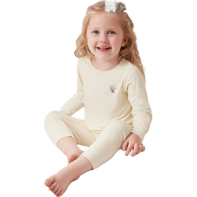 Комплект детской одежды Babycare Camellia, весна-осень, модал, тонкая пижама, домашний костюм, цвет "Садовый розовый", размер 110