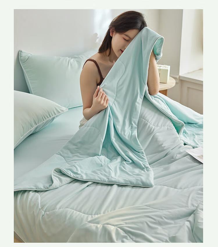 LIIESEN [Japanese Original] COOLME Cooling Air Conditioning Quilt, Antibacterial Single Bedding, Summer Quilt, Summer Cool Quilt, Size 2.0 17