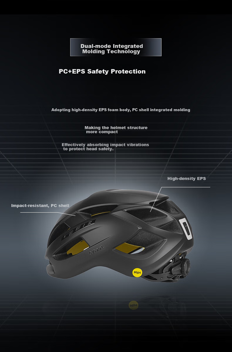 GUB Cycling Helmet MIPS Large Size with Tail Light and Visor for Men and Women Mountain Road Bike Safety Cap 5
