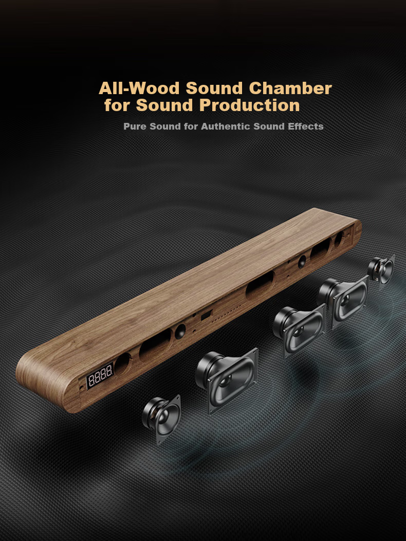 BINNIFA Soundbar TV Speaker, 5.1 Dolby DTS Decoding, Home KTV Package, Surround Sound Home Theater, Karaoke for Living Room, with Microphone 4