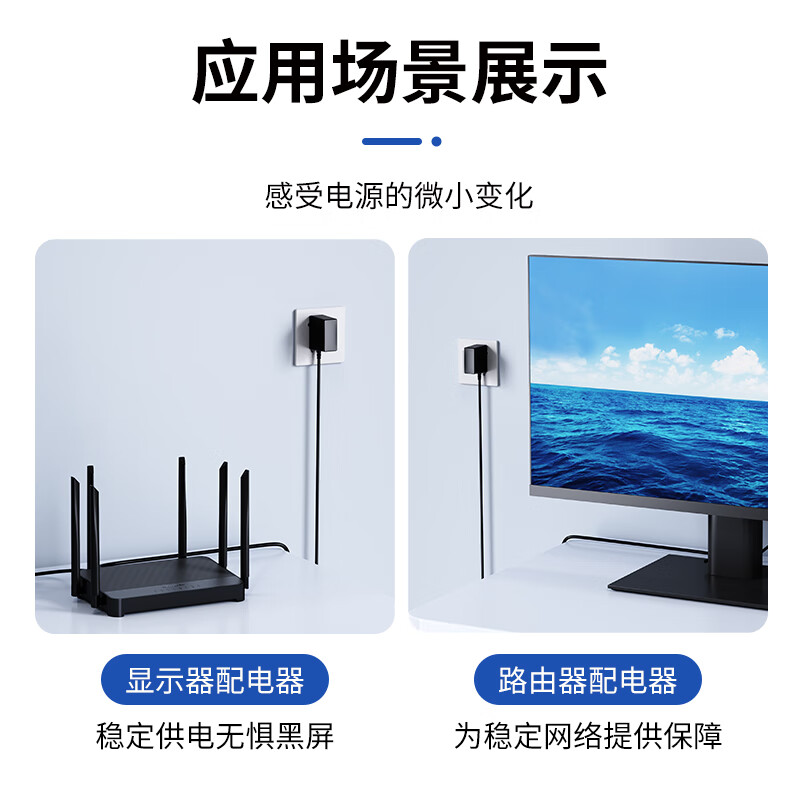 NVV 19V 1.9A Power Adapter, 19V 1.58A 2.1A, 5.5*2.5mm, Suitable for AOC And AOC LCD Monitors, DC Round Hole Charger, Power Cord, 1.5 Meters