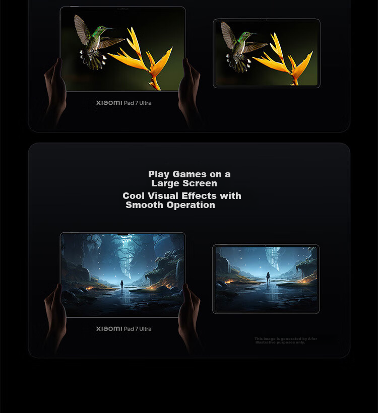 MI Pad 7 Ultra [Subsidy], 14-Inch 3.2K OLED Screen, Xuanjiao O1, 12+512GB, Black 3
