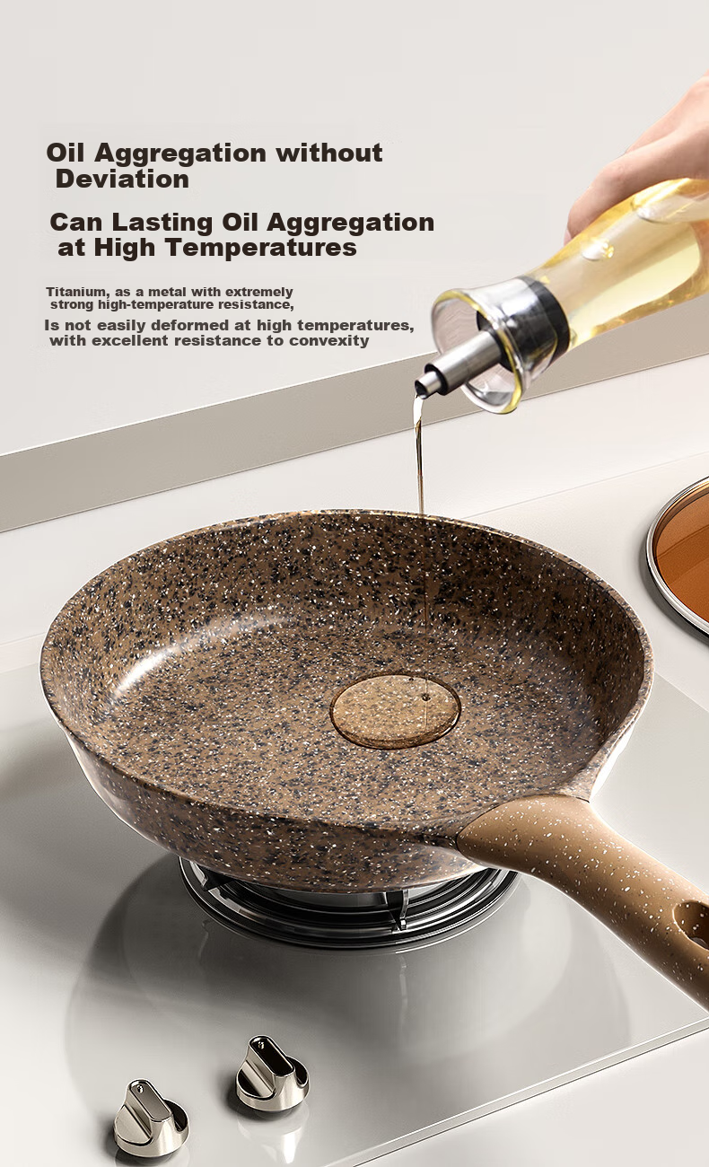 Amercook Alfiti Non-Stick Frying Pan, Maifanshi Griddle for Eggs And Pancakes, Steak Pan, Suitable for Induction Cooker And Gas Stove 12