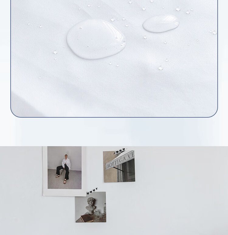 Yuan Life Pillowcase Set of 2 Hotel Anti-Static Pillow Covers White 48*74cm 5