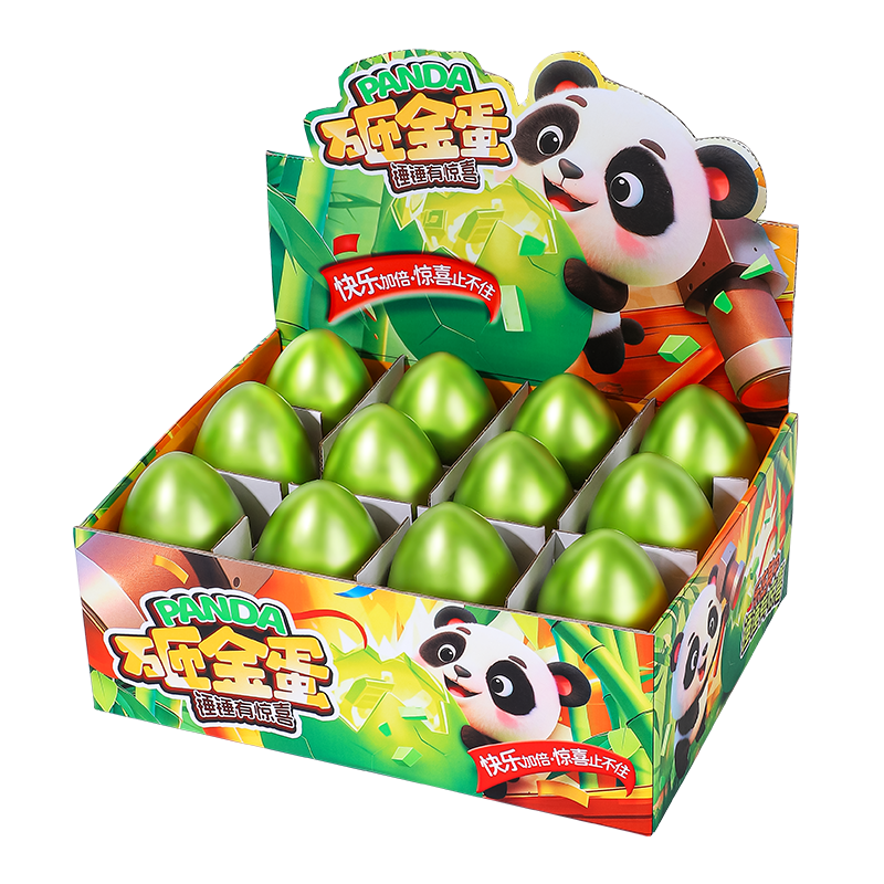 Luoli Back-to-School Gift Girl Birthday Panda Golden Egg Smash Hole Fun Blind Box Toy for Children Ages 3-6, Girls 7-14, Age 8, Girls 5