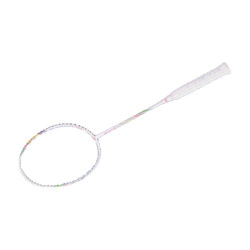 Li-Ning Badminton Racket Set, Full Carbon Double Rackets, Fengying Series, Ultra-Light 5U Competition And Training Rackets, White, Pre-Strung