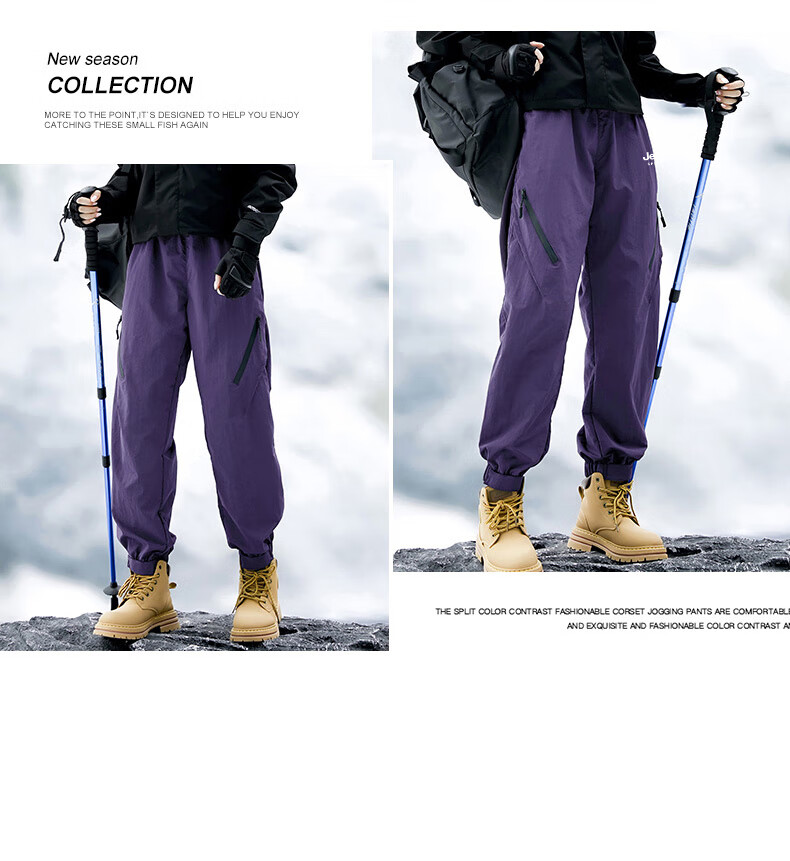 JEEP Men's Tactical Pants, Waterproof And Windproof, Loose-Fitting, Breathable, for Outdoor Hiking And Mountain Climbing, Coffee Color, 4XL 17