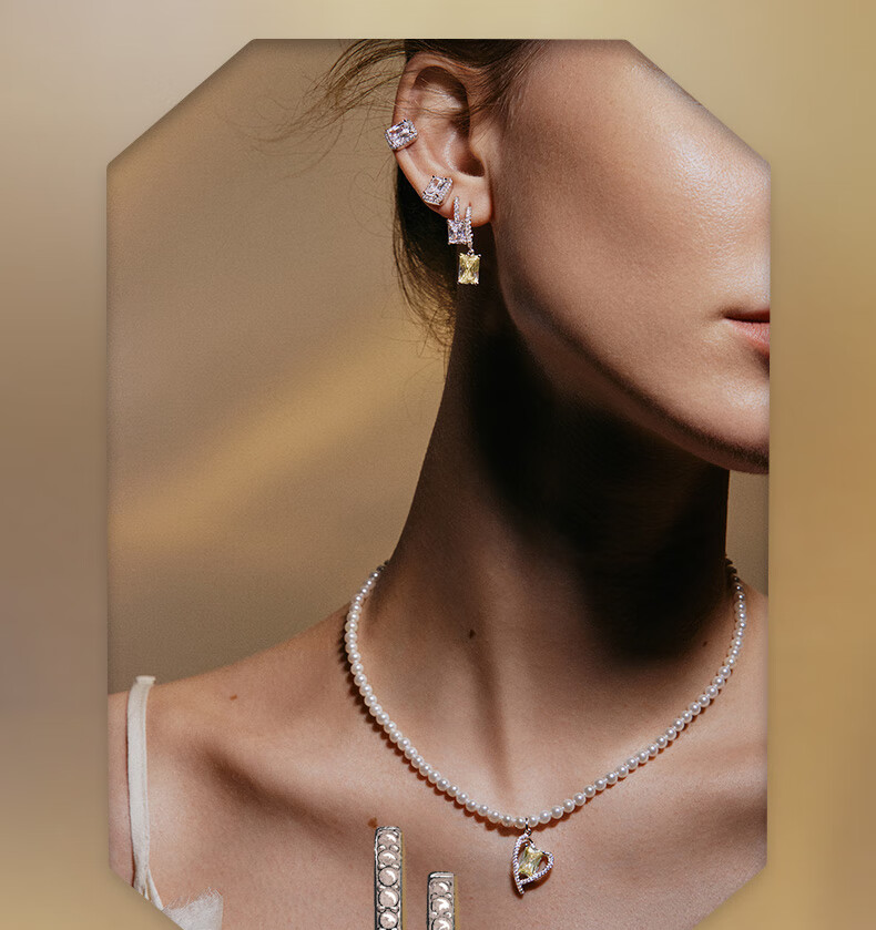 HEFANG Jewelry, Lustrous Sugar Cube Earrings, Birthday Gift [520 Valentine's Day Gift], Present for Girlfriend 1