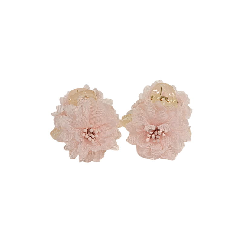 CHIMERA 2-Piece Small Floral Kids Hair Claw Bangs Clip Princess Hair Accessories Girls Hairpin Children's Day Gift 6.1