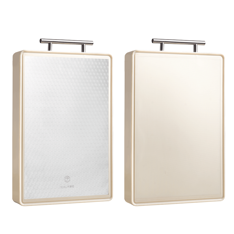 JD Jingzao Double-Sided Cutting Board 316L Stainless Steel Antibacterial Mold-Resistant Kitchen Chopping Board 44*31*1.7cm
