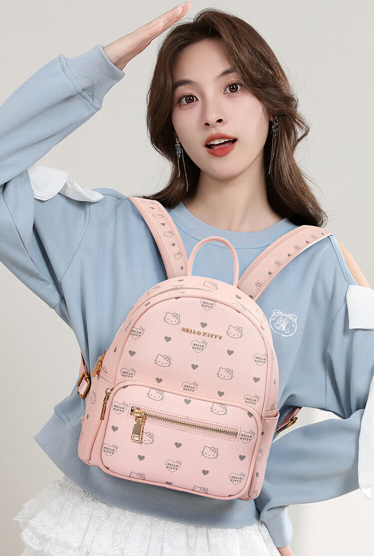 Mesuca X Melody Handbag, Women's Backpack, Cute Printed Bag, Gift Box Set, Birthday Present for Wome 4