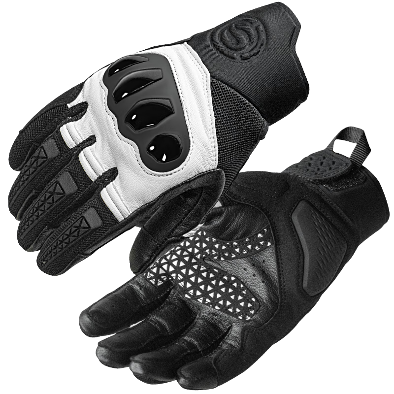 STAR FIELD KNIGHT Motorcycle Riding Gloves Spring Summer Racing Silicone Non-Slip Wear-Resistant Gloves Riding Gear Black XL